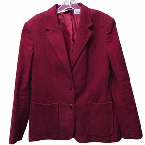 Sheridan Square Jacket size 16 Corduroy Pocket